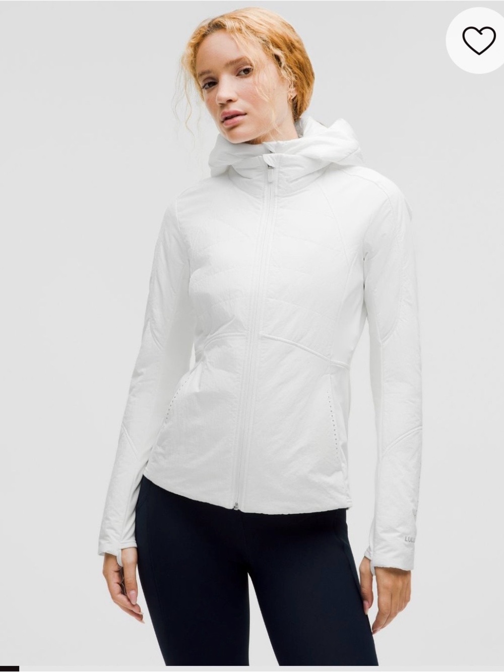 Lululemon Another Mile Jacket White & free tote - Picture 3 of 14